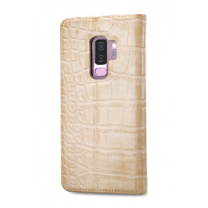 Mobilize Mobilize Premium Gelly Book Case Samsung Galaxy S9+ Alligator Peanut Brown