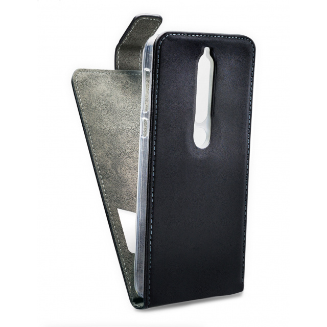 Mobilize Mobilize Classic Gelly Flip Case Nokia 6.1 (2018) - Zwart, foto 2 van 4
