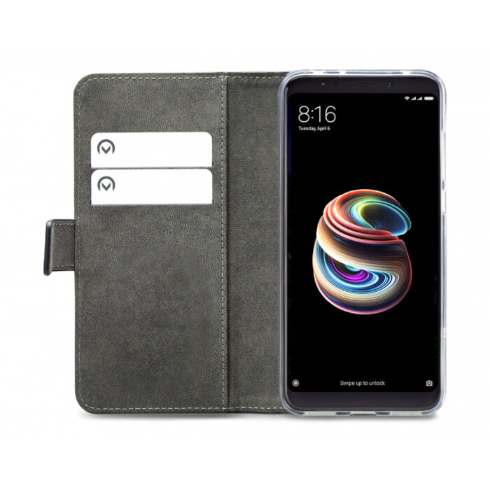 Mobilize Mobilize Classic Gelly Wallet Book Case Xiaomi Redmi 5 Plus Black
