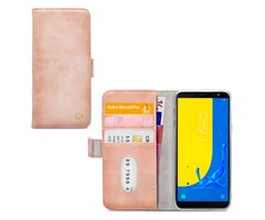 Mobilize Mobilize Elite Gelly Wallet Book Case Samsung Galaxy J6 2018 Soft Pink