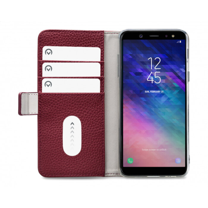 Mobilize Mobilize Elite Gelly Wallet Book Case Samsung Galaxy A6+ 2018 Burgundy