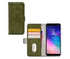 Mobilize Mobilize Elite Gelly Wallet Book Case Samsung Galaxy A6+ 2018 Green