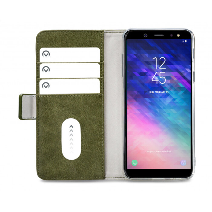 Mobilize Mobilize Elite Gelly Wallet Book Case Samsung Galaxy A6+ 2018 Green