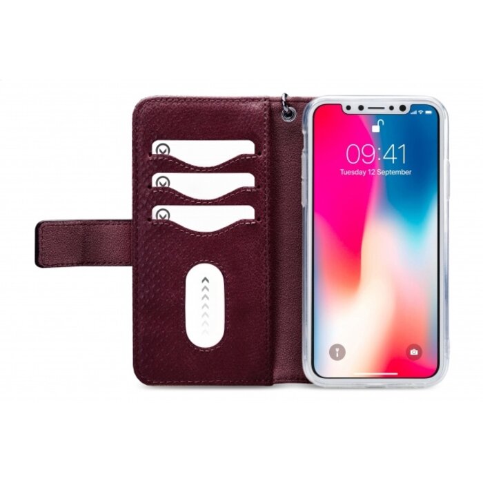 Mobilize Mobilize 2in1 Gelly Zipper Case Apple iPhone Xs Max Bordeaux