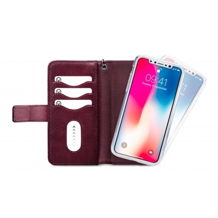 Mobilize Mobilize 2in1 Gelly Zipper Case Apple iPhone Xs Max Bordeaux