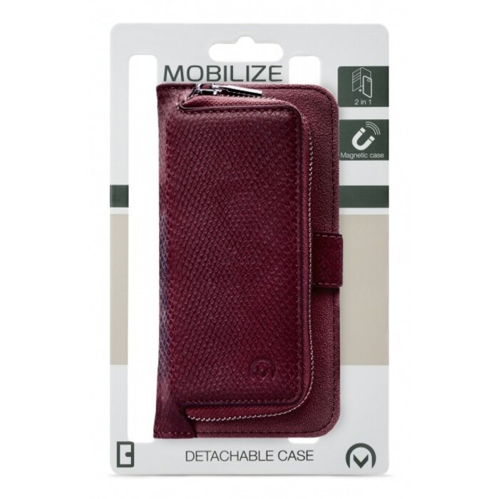 Mobilize Mobilize 2in1 Gelly Zipper Case Apple iPhone Xs Max Bordeaux
