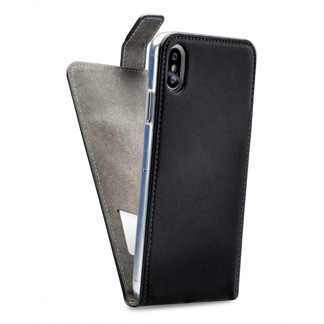 Mobilize Mobilize Classic Gelly Flip Case voor Apple iPhone Xs Max - Zwart