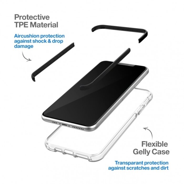 Mobilize Mobilize Shatterproof Case Samsung Galaxy A7 2018 Black
