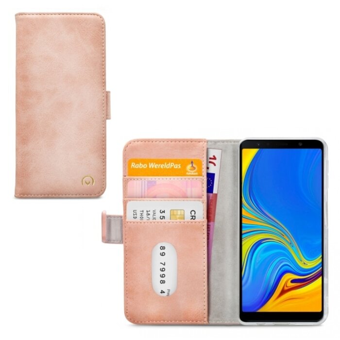 Mobilize Mobilize Elite Gelly Wallet Book Case Samsung Galaxy A7 2018 Soft Pink