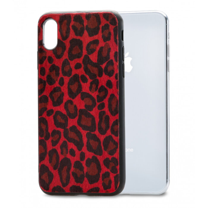 Mobilize Mobilize Gelly Case Apple iPhone X/Xs Red Leopard