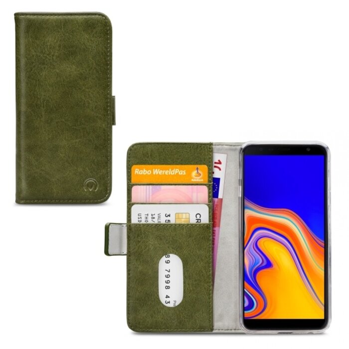 Mobilize Mobilize Elite Gelly Wallet Book Case Samsung Galaxy J4+ Green