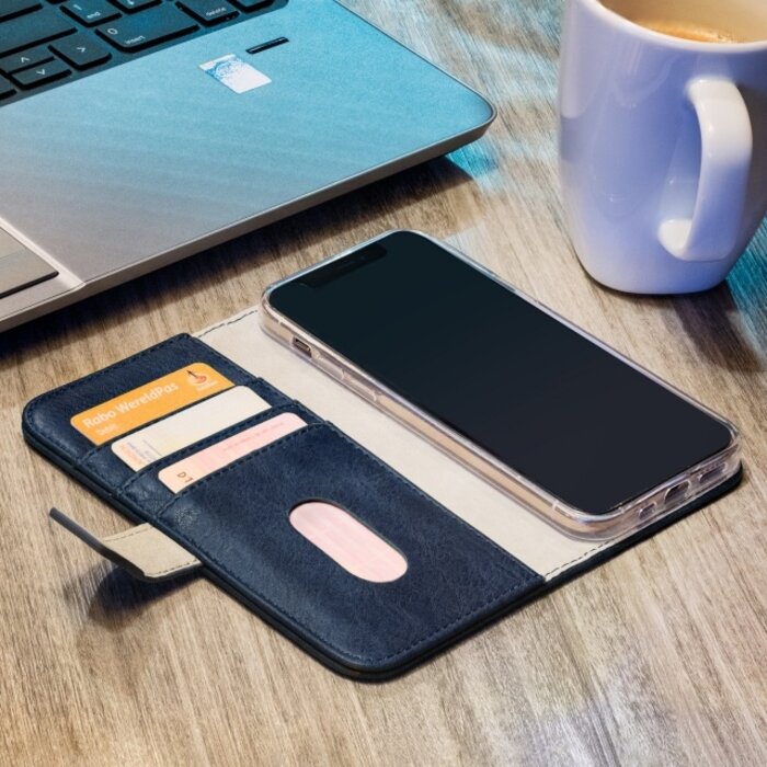 Mobilize Mobilize Elite Gelly Wallet Book Case Huawei Y7 2019 Blue