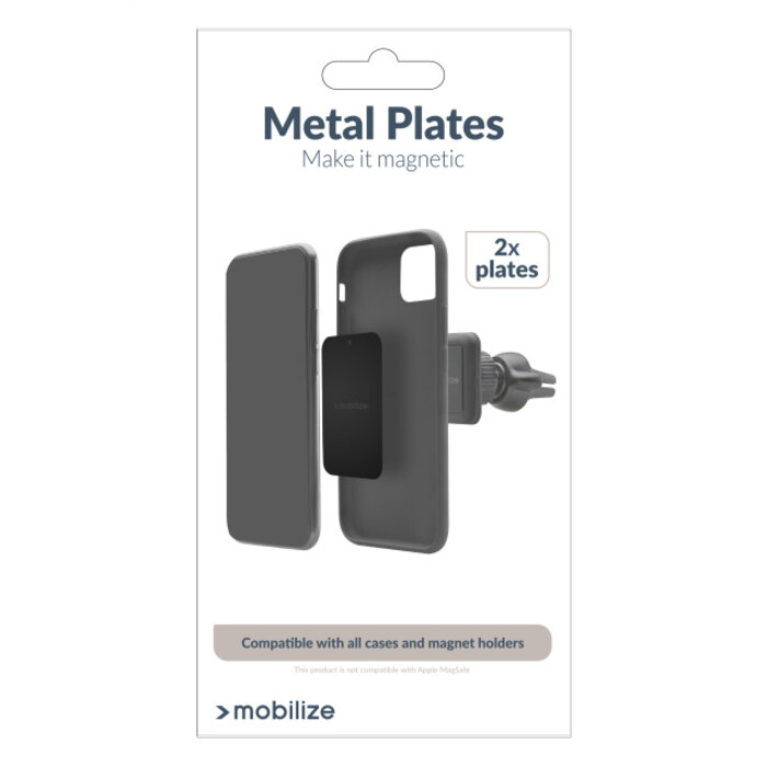 Mobilize Mobilize Metal Plates 2-Pack Black