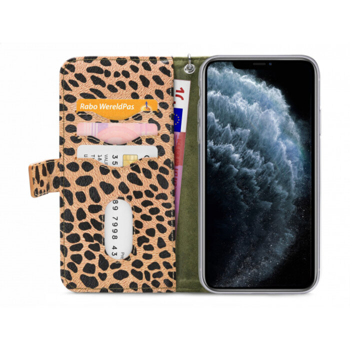Mobilize Mobilize 2in1 Gelly Zipper Case Apple iPhone 11 Pro Olive/Leopard