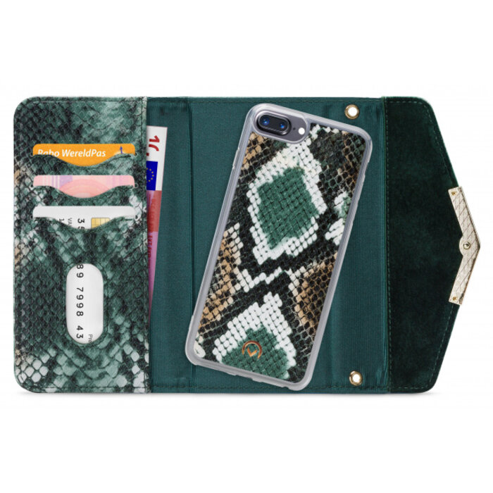 Mobilize Mobilize 2in1 Gelly Velvet Clutch for Apple iPhone 6 Plus/6S Plus/7 Plus/8 Plus Green Snake