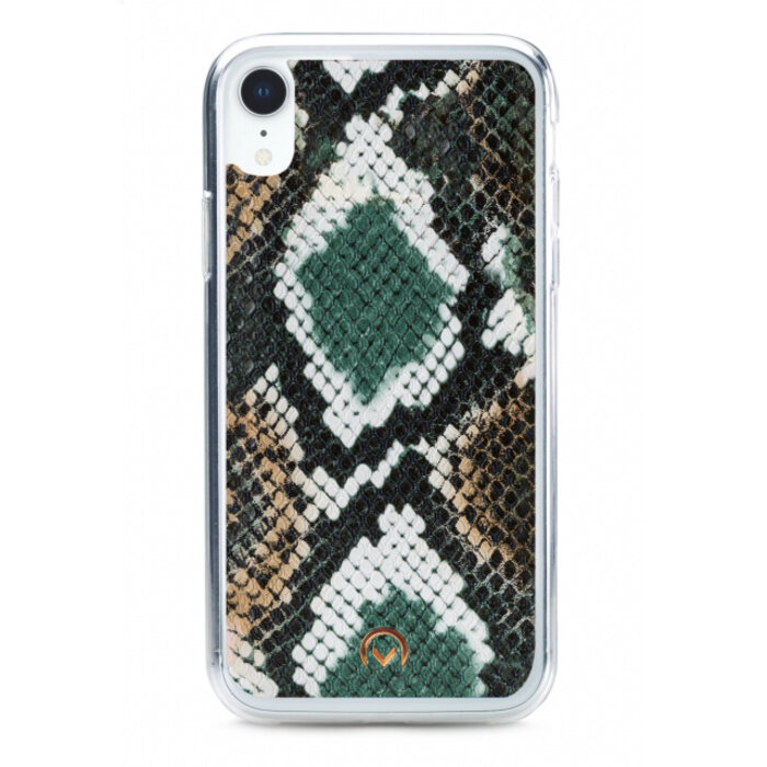 Mobilize Mobilize 2in1 Gelly Velvet Clutch for Apple iPhone XR Green Snake