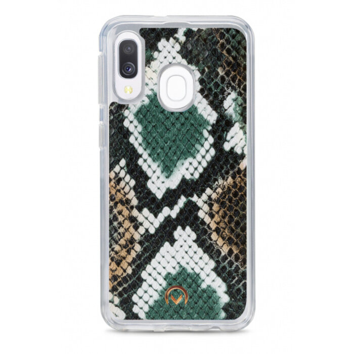 Mobilize Mobilize 2in1 Gelly Velvet Clutch for Samsung Galaxy A40 Green Snake