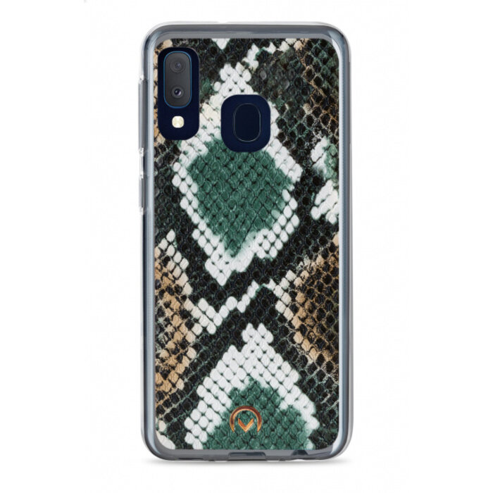 Mobilize Mobilize 2in1 Gelly Velvet Clutch for Samsung Galaxy A20e Green Snake