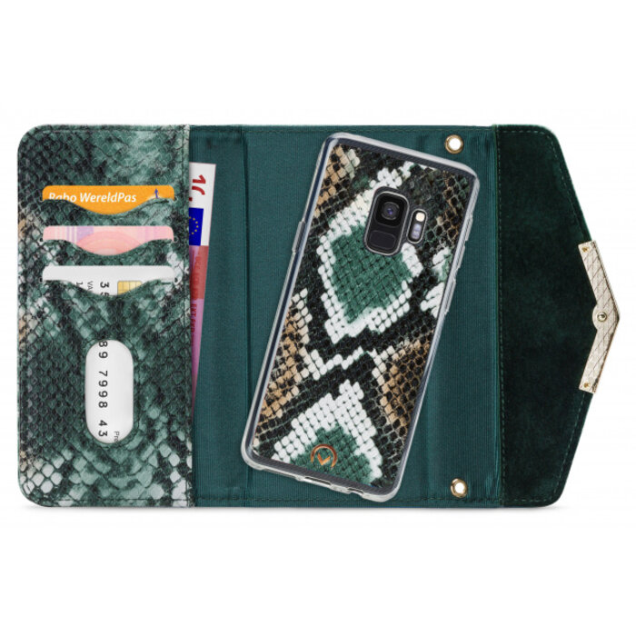 Mobilize Mobilize 2in1 Gelly Velvet Clutch for Samsung Galaxy S9 Green Snake