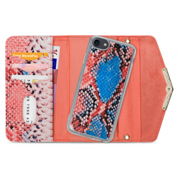 Mobilize Mobilize 2in1 Gelly Velvet Clutch for Apple iPhone 6/6S/7/8/SE (2020/2022) Coral Snake