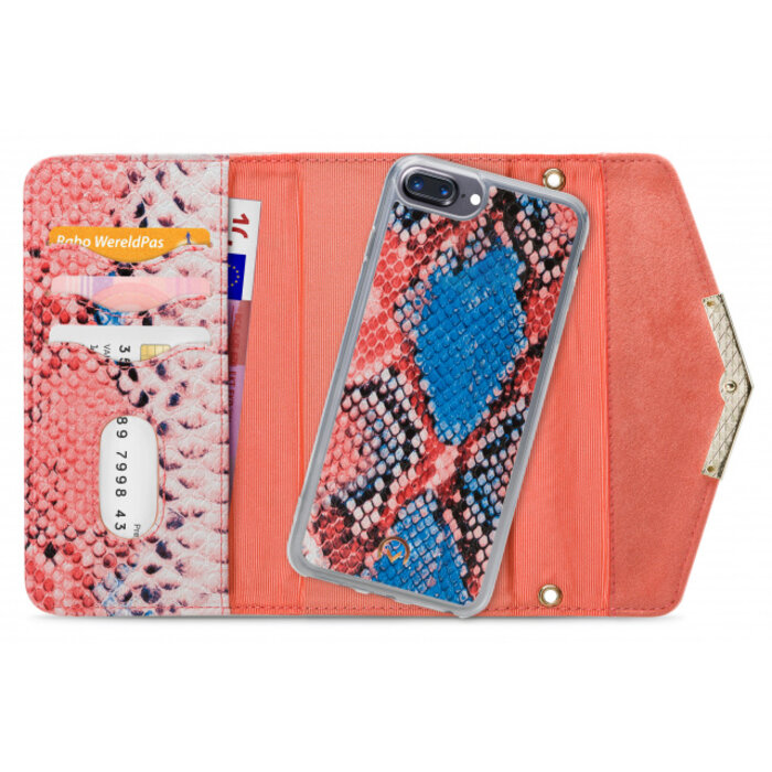 Mobilize Mobilize 2in1 Gelly Velvet Clutch for Apple iPhone 6 Plus/6S Plus/7 Plus/8 Plus Coral Snake