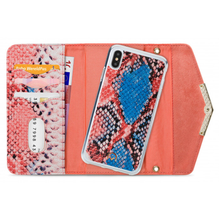 Mobilize Mobilize 2in1 Gelly Velvet Clutch for Apple iPhone X/Xs Coral Snake