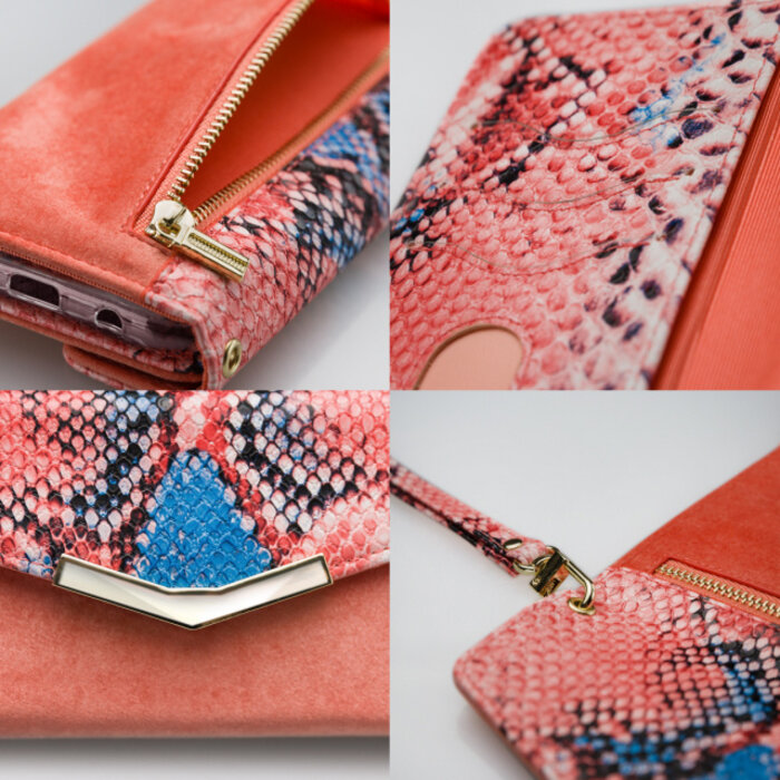 Mobilize Mobilize 2in1 Gelly Velvet Clutch for Samsung Galaxy A30s/A50 Coral Snake