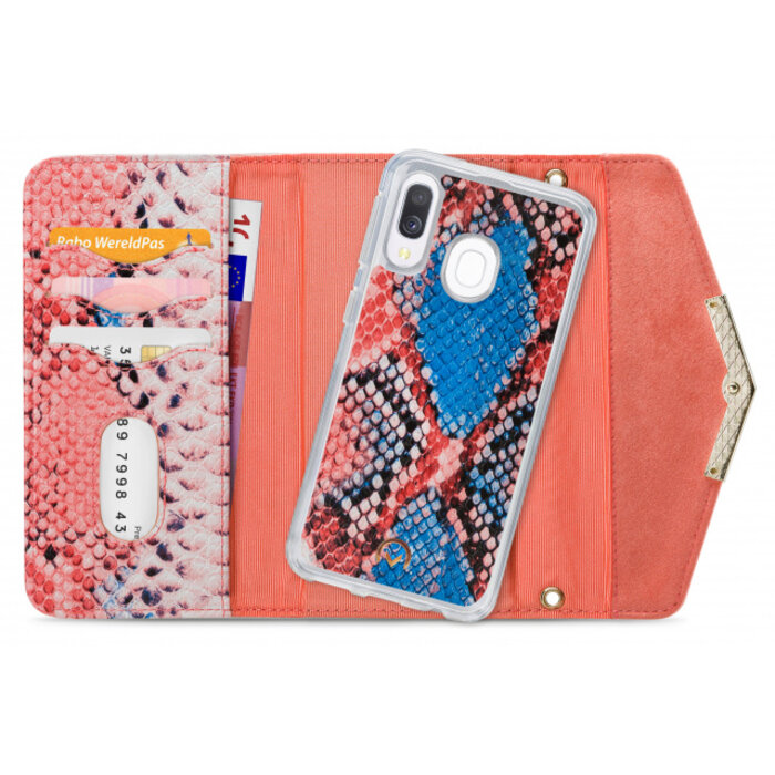 Mobilize Mobilize 2in1 Gelly Velvet Clutch for Samsung Galaxy A40 Coral Snake