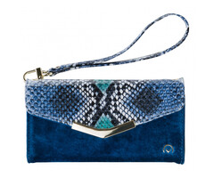 Mobilize Mobilize 2in1 Gelly Velvet Clutch for Apple iPhone 6 Plus/6S Plus/7 Plus/8 Plus Royal Blue Snake
