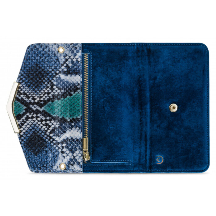 Mobilize Mobilize 2in1 Gelly Velvet Clutch for Apple iPhone 6 Plus/6S Plus/7 Plus/8 Plus Royal Blue Snake