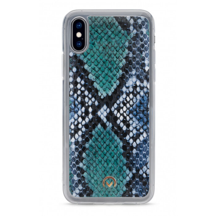 Mobilize Mobilize 2in1 Gelly Velvet Clutch for Apple iPhone X/Xs Royal Blue Snake