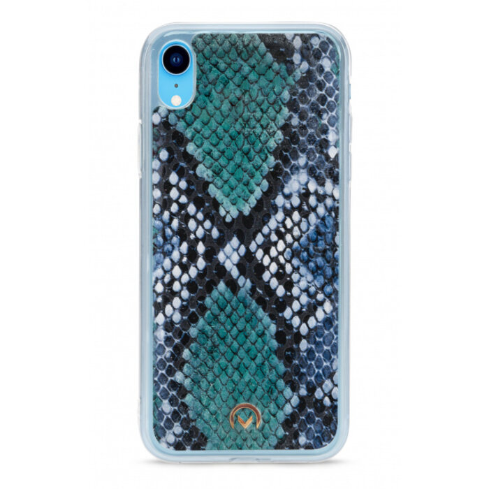 Mobilize Mobilize 2in1 Gelly Velvet Clutch for Apple iPhone XR Royal Blue Snake