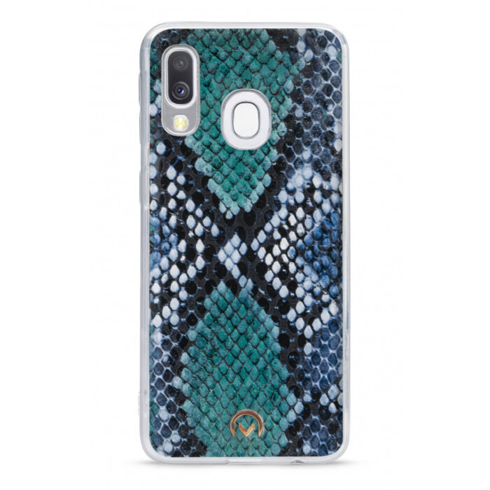 Mobilize Mobilize 2in1 Gelly Velvet Clutch for Samsung Galaxy A40 Royal Blue Snake