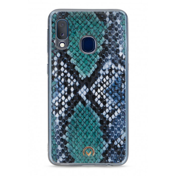 Mobilize Mobilize 2in1 Gelly Velvet Clutch for Samsung Galaxy A20e Royal Blue Snake