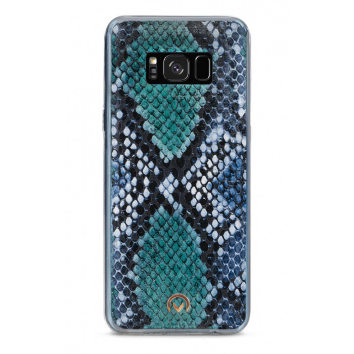 Mobilize Mobilize 2in1 Gelly Velvet Clutch for Samsung Galaxy S8 Royal Blue Snake