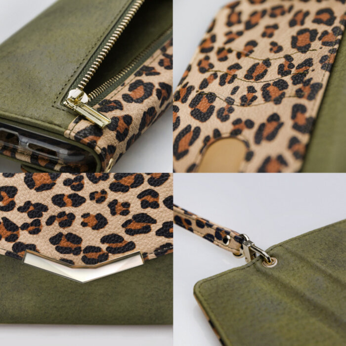 Mobilize Mobilize 2in1 Gelly Clutch for Apple iPhone 6 Plus/6S Plus/7 Plus/8 Plus Green Leopard