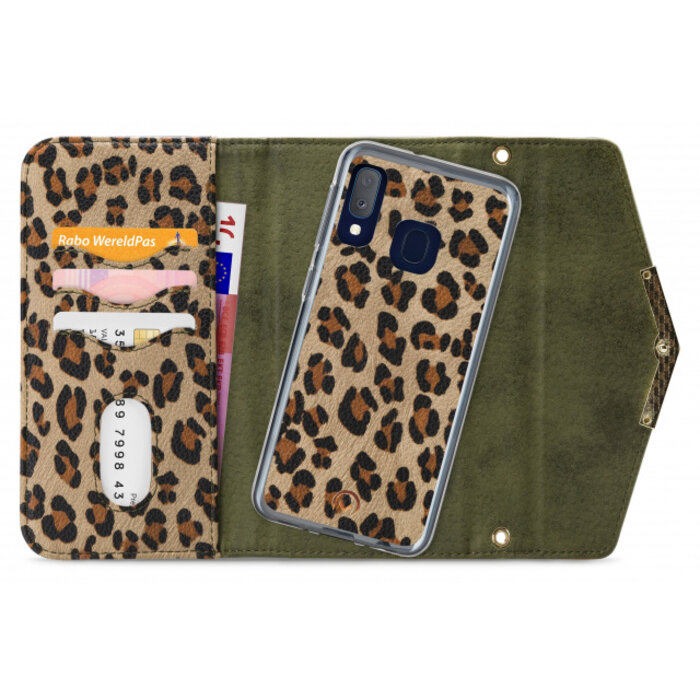 Mobilize Mobilize 2in1 Gelly Clutch for Samsung Galaxy A20e Green Leopard