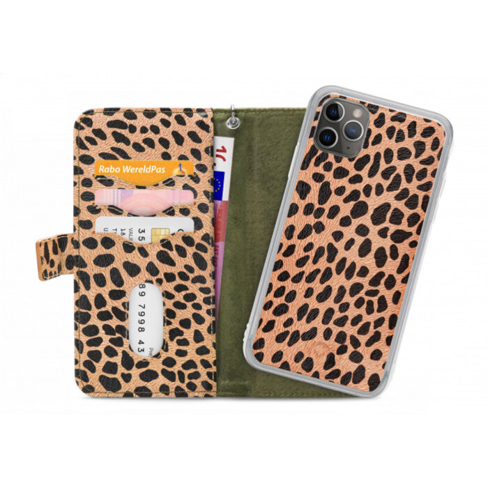 Mobilize Mobilize 2in1 Gelly Zipper Case Apple iPhone 11 Pro Max Olive/Leopard