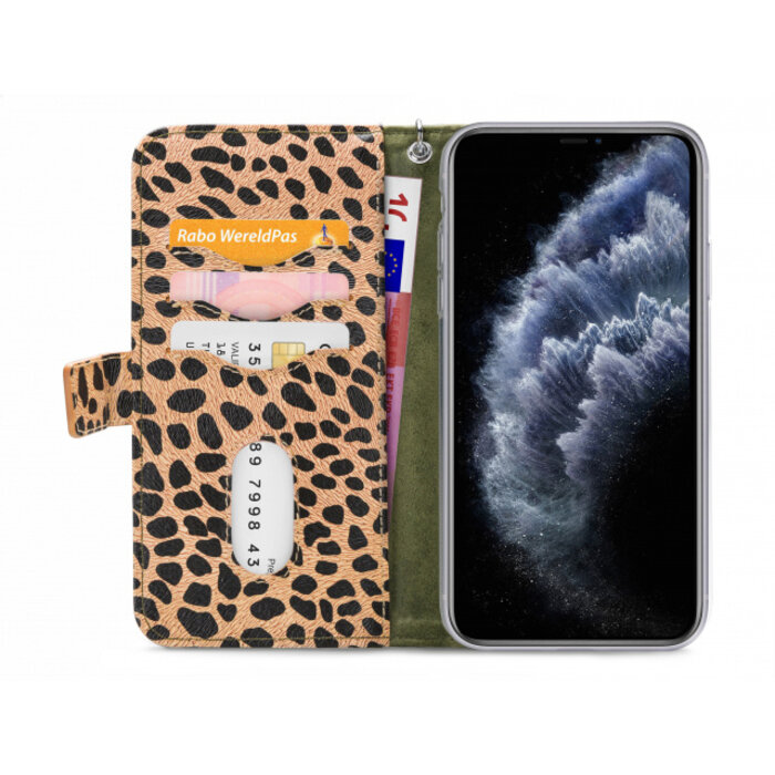 Mobilize Mobilize 2in1 Gelly Zipper Case Apple iPhone 11 Pro Max Olive/Leopard