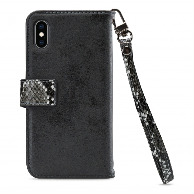 Mobilize Mobilize 2in1 Gelly Zipper Case iPhone Xs Max - Black/Snake, foto 2 van 6