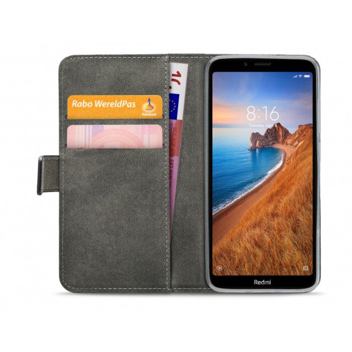 Mobilize Mobilize Classic Gelly Wallet Book Case Xiaomi Redmi 7A Black