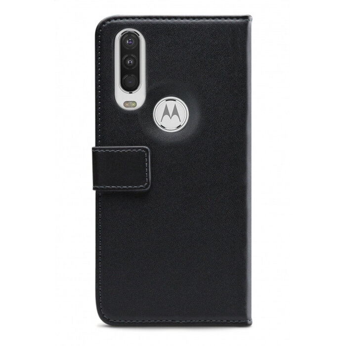 Mobilize Mobilize Classic Gelly Wallet Book Case Motorola One Action Black