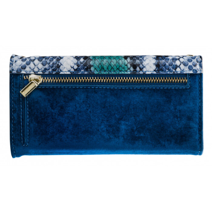 Mobilize Mobilize 2in1 Gelly Velvet Clutch for Apple iPhone 11 Pro Royal Blue Snake