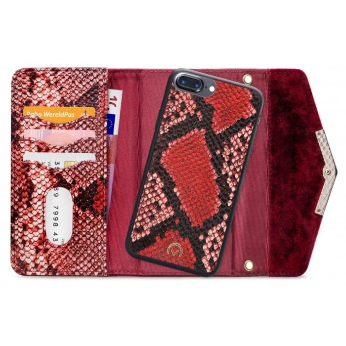 Mobilize Mobilize 2in1 Gelly Velvet Clutch for Apple iPhone 6 Plus/6S Plus/7 Plus/8 Plus Red Snake