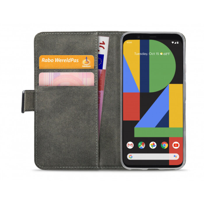 Mobilize Mobilize Classic Gelly Wallet Book Case Google Pixel 4 Black