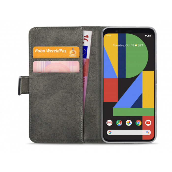 Mobilize Mobilize Classic Gelly Wallet Book Case Google Pixel 4 XL Black
