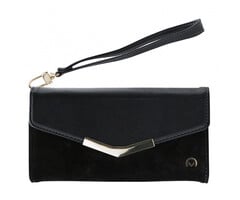 Mobilize Mobilize 2in1 Gelly Velvet Clutch voor Apple iPhone X / Xs - Deep Black