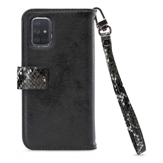 Mobilize Mobilize 2in1 Gelly Zipper Case Samsung Galaxy A71 - Black / Snake, foto 2 van 5