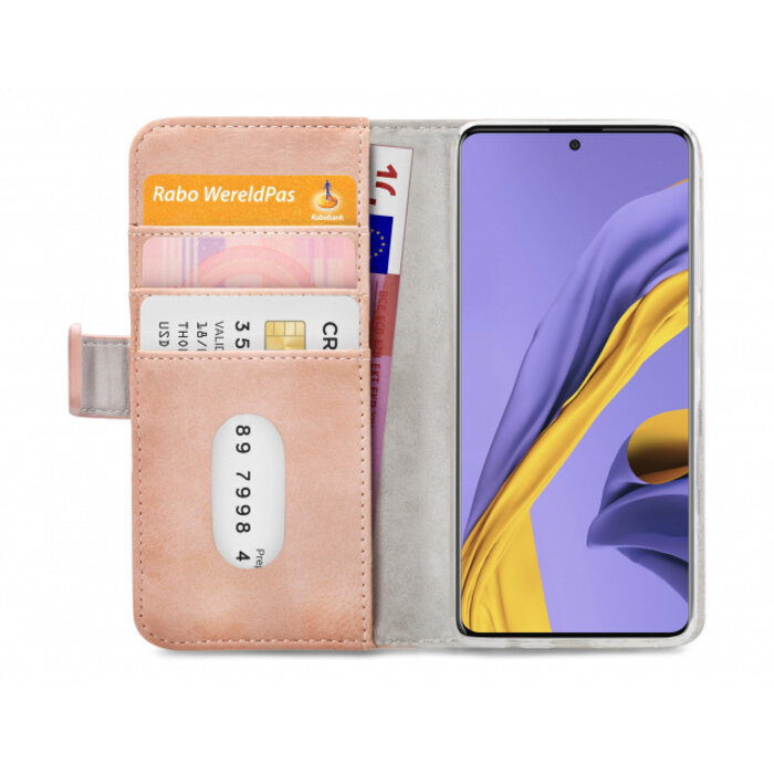 Mobilize Mobilize Elite Gelly Wallet Book Case Samsung Galaxy A71 Soft Pink