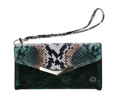 Mobilize Mobilize 2in1 Gelly Velvet Clutch for Samsung Galaxy S20 Ultra/S20 Ultra 5G Green Snake